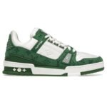 LOUIS VUITTON LV TRAINER MONOGRAM DENIM green - Image 4
