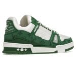 LOUIS VUITTON LV TRAINER MONOGRAM DENIM green - Image 3