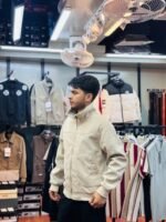 Cream harrington jacket