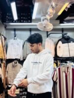 Tehnolog fbs white Hoodie - Image 2
