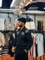 Black bomber jacket