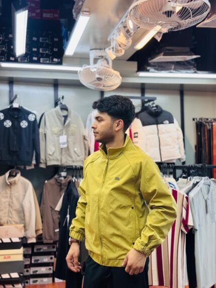 Musterd Yellow lightweight windbreaker