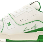 Louis Vuitton LV Trainer White Green - Image 3
