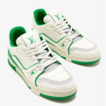 Louis Vuitton LV Trainer White Green - Image 2