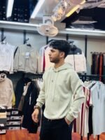 The Bear House Men's Pure Cotton Relaxed Hoodie
